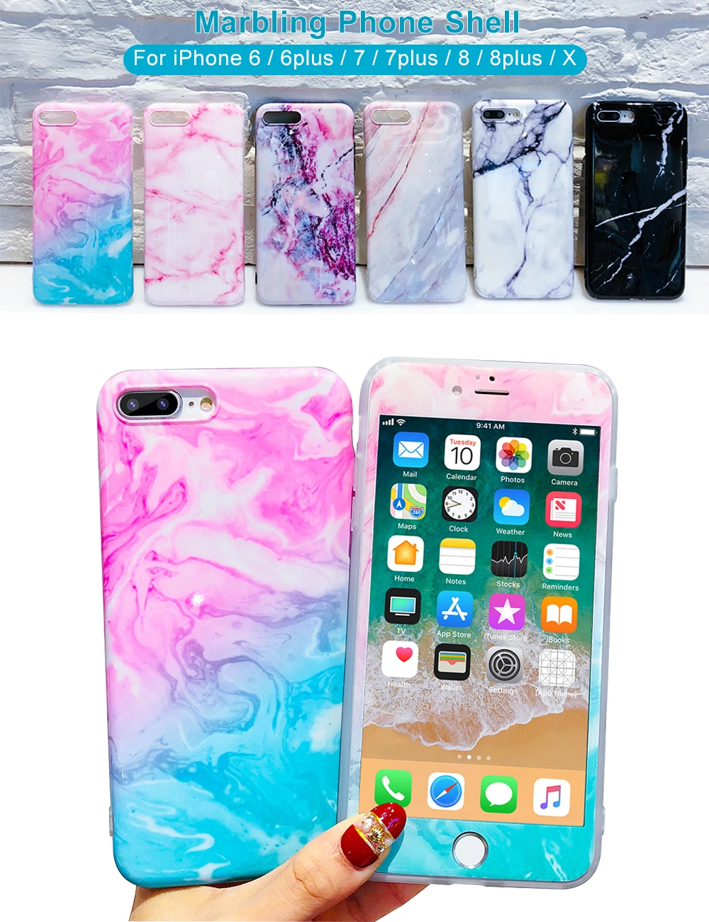 Ascromy-Marble-Design-Soft-TPU-Rubber-Silicone-Cover-Case-For-iPhone-Xs-X-8-7-6-Plus-Screen-Protector-Full-Body-Protection-Coque (1)
