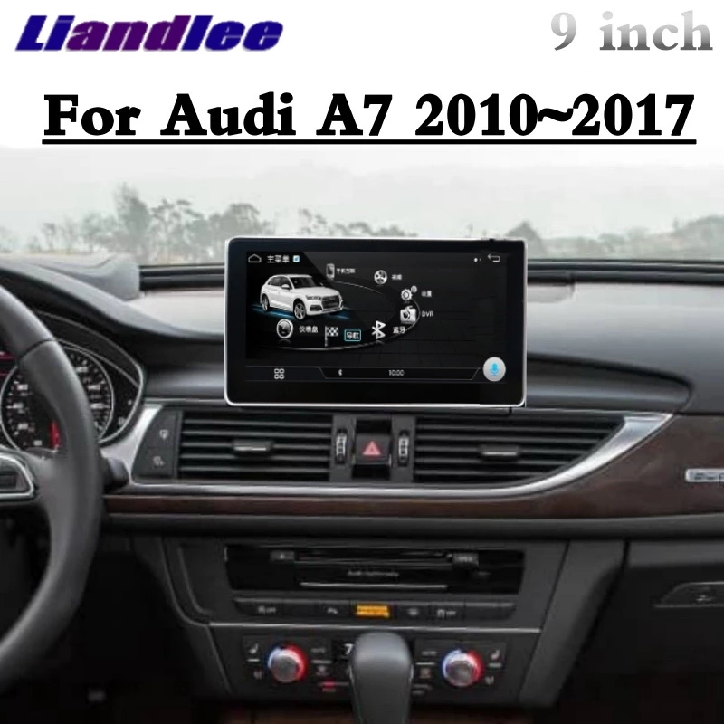 Cheap For Audi A7 4G8 2010~2018 Liandlee Car Multimedia Player NAVI Accessories Radio Stereo CarPlay Adapter GPS Screen Navigation 1