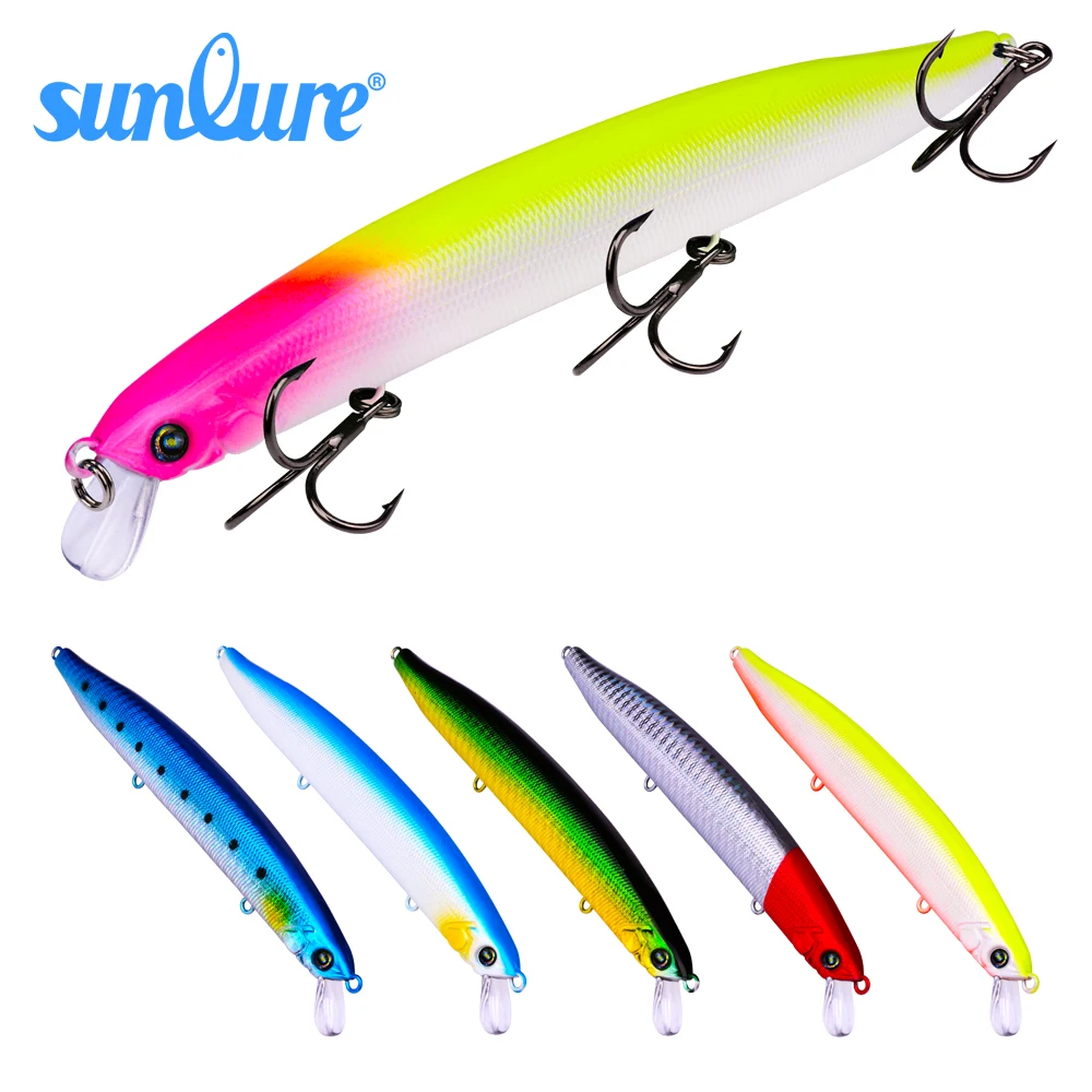 6PC Fishing bait 6 color fishing tackle 5.11" 14cm 0.65oz 18.5g Swim