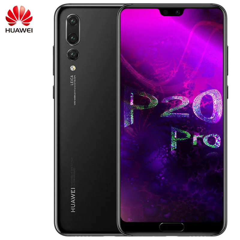 

Original Huawei P20 Pro Smartphone 6.1 inch Kirin 970 Octa Core6GB 128GB Android 8.1 Face Unlock GPU Turbo SuperCharge 4000mAh