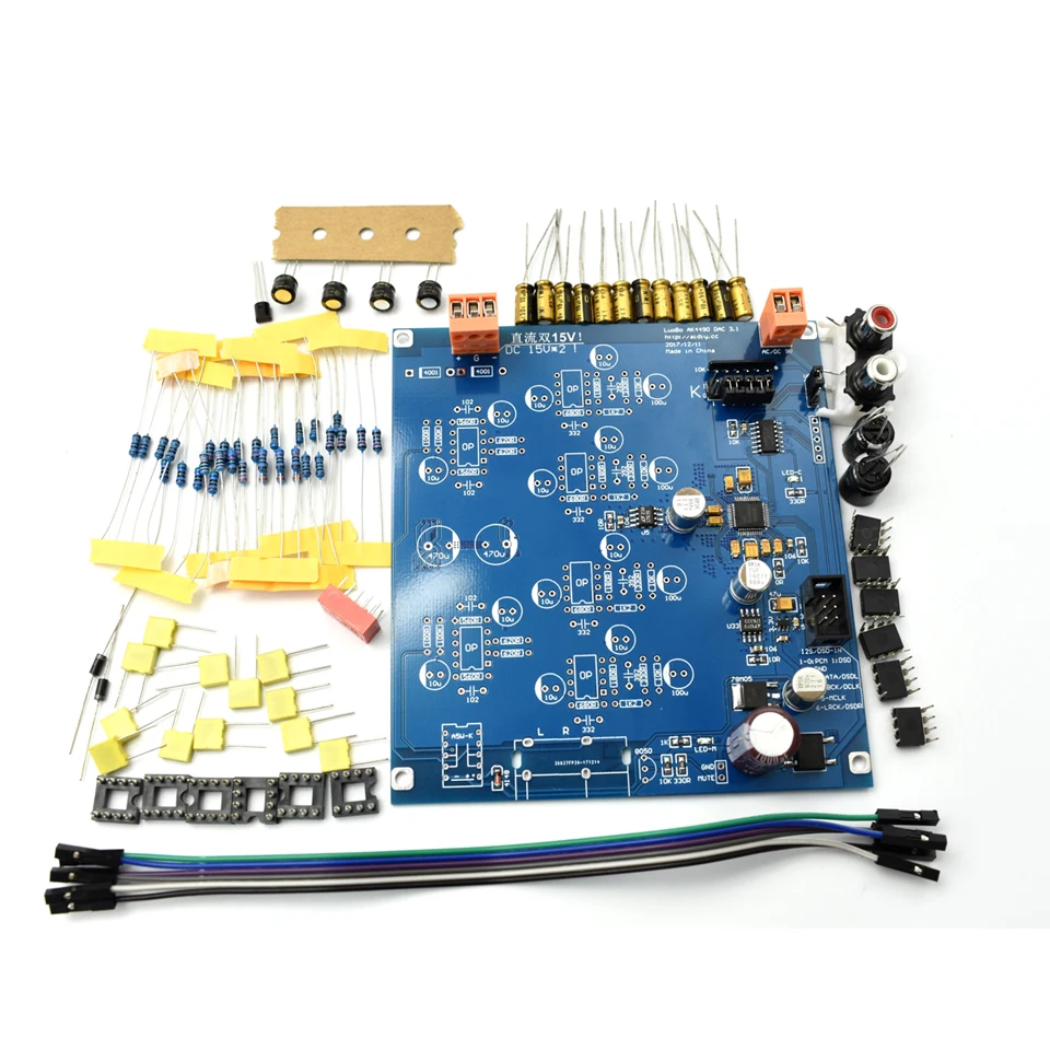  Lusya AK4490EQ DAC decoder Official standard circuit I2S DSD input Semi-finished DIY Kits B3-002