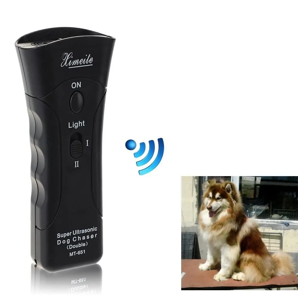 Ultrasonic Dog Chaser + Dog Trainer Prevent Aggressive Animal Attacks