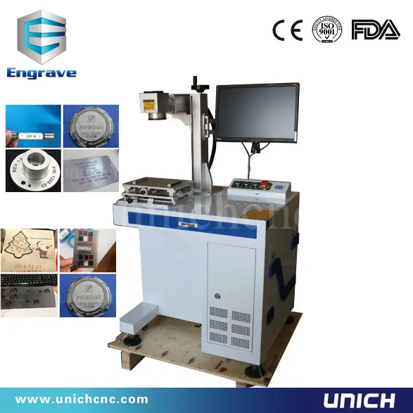 

Discount price!!! air cooling 20w/30w/50w 110*110mm/300*300mm working area fiber laser marking machine