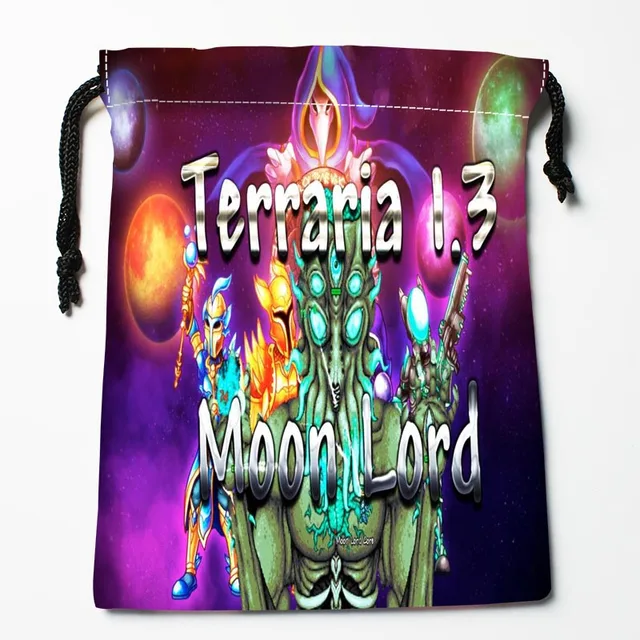 Us 3 75 25 Off Best Terraria Drawstring Bags Custom Storage Printed Receive Bag Compression Type Bags Size 18x22cm Storage Bags In Storage Bags From