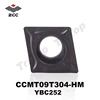 Herramienta ZCC CCMT 09T304 HM YBC252 (10 unids/lote) ZCC, envío gratis Herramientas de corte de carburo cementado CT ZCCC CCMT09T304, insertos de torneado ► Foto 1/6