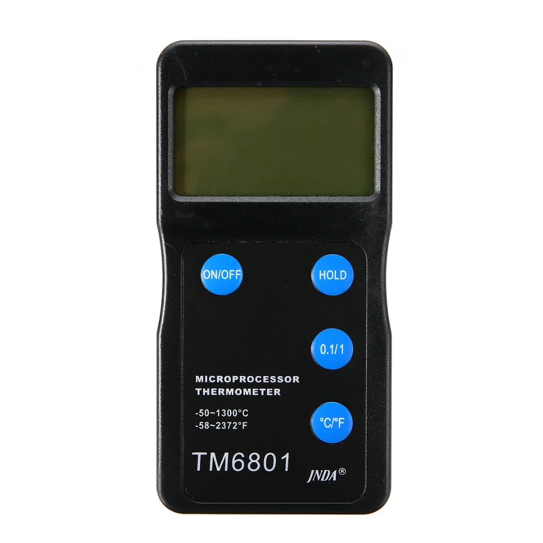 New K Type Pyrometer Portable Digital Display High Temperature Thermometer Test Tool with Probe