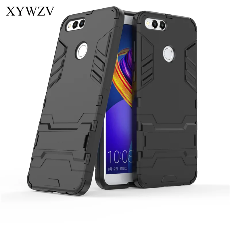 

For Cover Huawei Honor 7X Case Robot Hard Rubber Phone Cover Case For Huawei Honor7X Cover For Huawei Honor 7 X Coque XYWZV