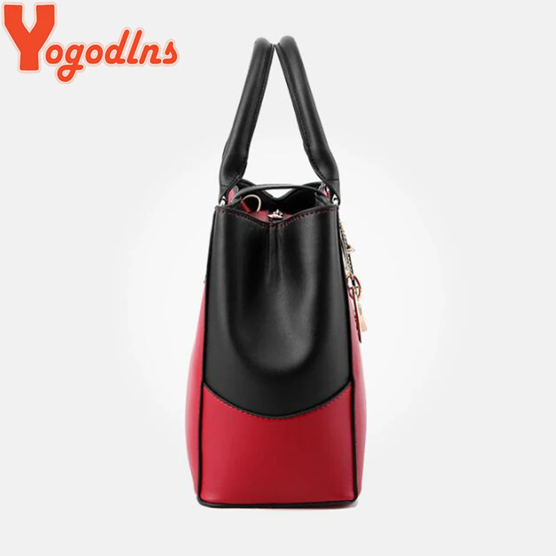 Yogodlns كبيرة Capasity حقيبة جلدية للنساء الحلو حقائب السيدات Crossbody حقائب حقائب كتف الإناث كبيرة حمل Sac جديد