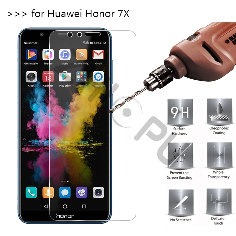10 шт./лот Премиум закаленное Стекло для huawei Honor 7 х 5 93 дюйма Экран протектор