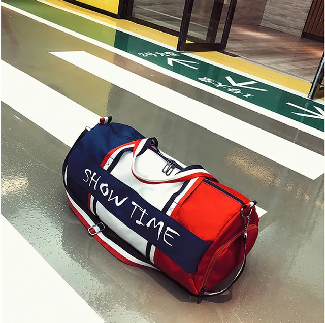 bag Dry and wet separation Fitness bag Cylinder waterproof Travel portable sports bag sport bolsa tassen tas gym bag