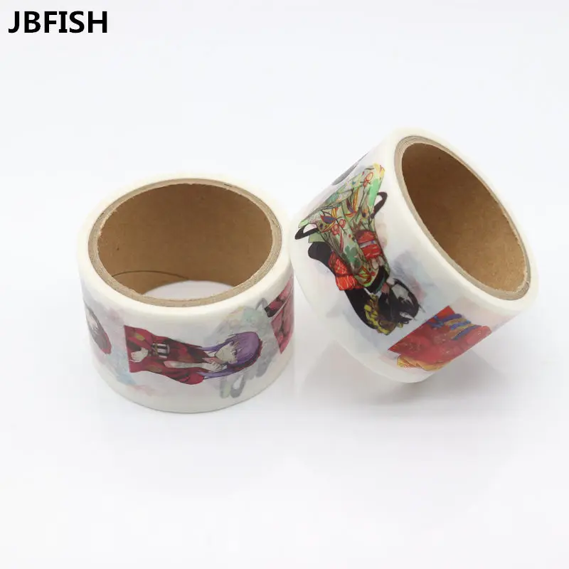 Jbfish Обувь для девочек узор японский васи декоративные клей DIY маскировки Бумага Клейкие ленты Стикеры метки 9002