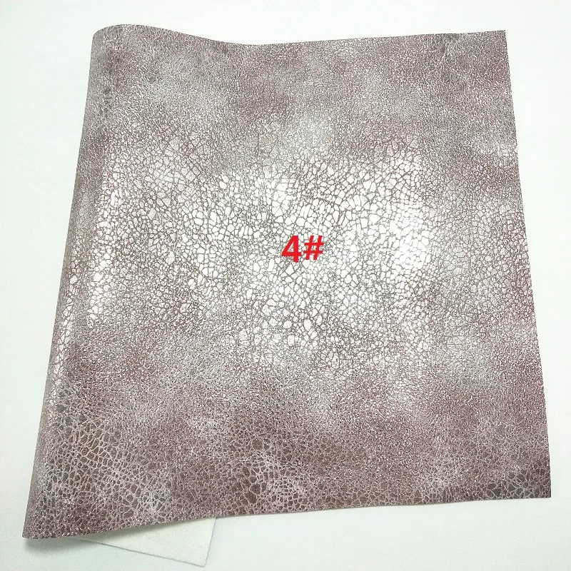 1 шт. A4 Размер 21X29 см Alisa блеск Cuero Sintetico металлик искусственная кожа простыни кожа для DIY G33 - Цвет: 4
