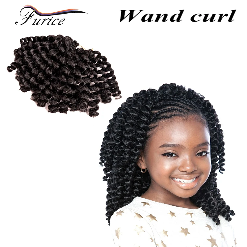 High Quality 8 Inch 75g Pack Jumpy Wand Curl Weave Hair Extension