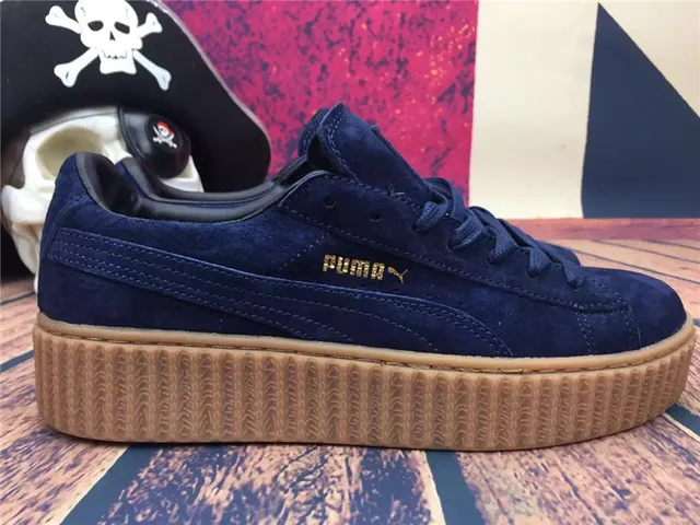 New Arrive Puma By Rihanna Suede Creepers Women's And Men Shoes Breathable  Badminton Shoes Sneakers Size 36-44 - Badminton Shoes - AliExpress