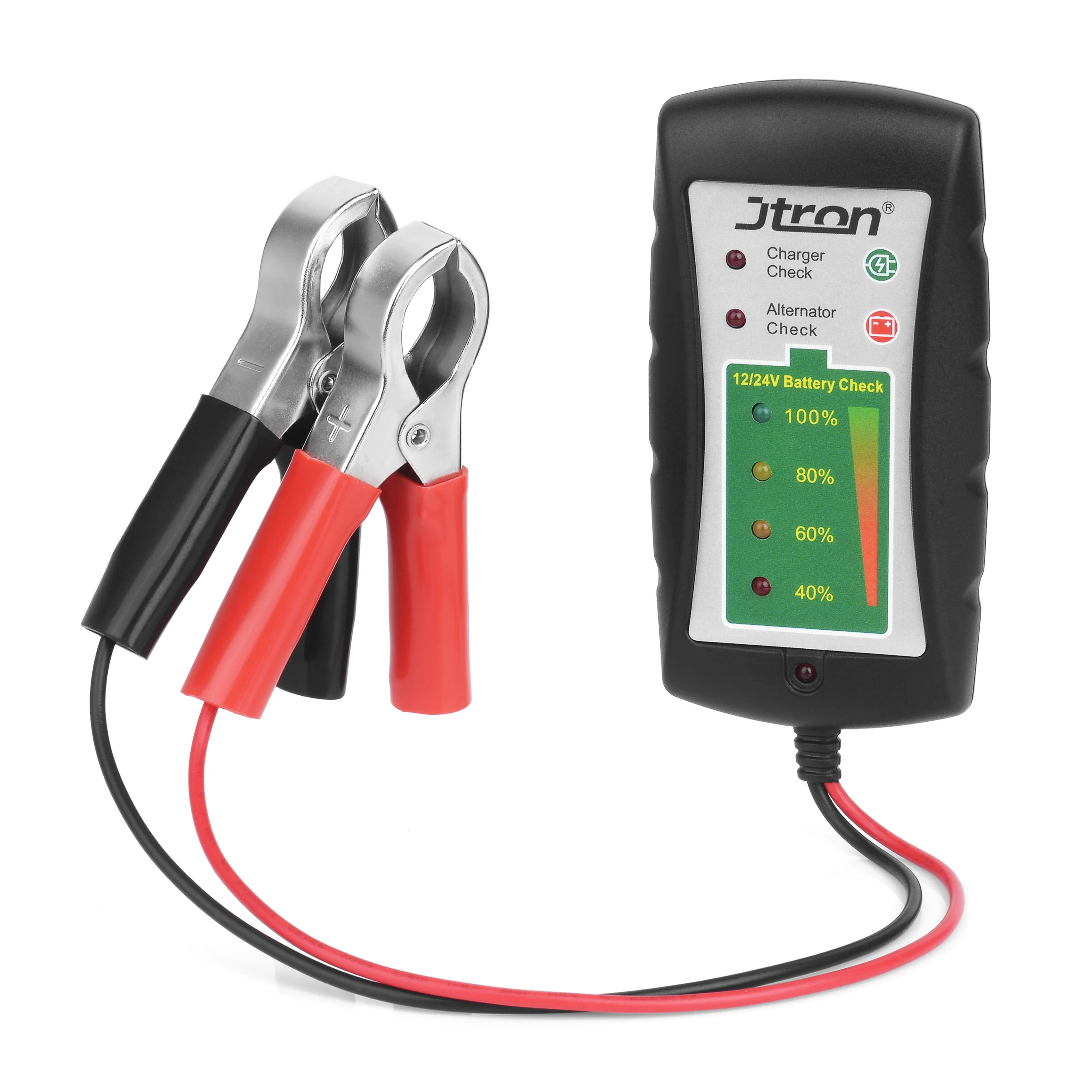 Jtron battery tester 12v/24V LED display Alternator check charger for Cars Motorcycles Trucks Battery Check | Автомобили и
