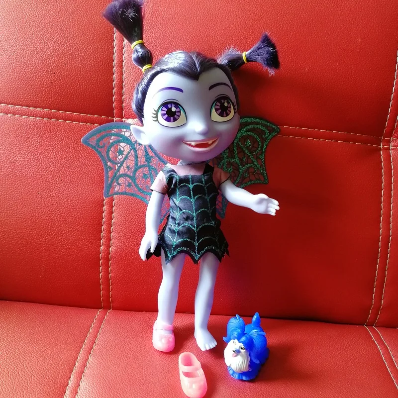 

Vampire Toys 33cm Junior Vampirina Toys Dolls With Light & Music Toys The Vamp Bat Girl Figure Toys For Children Brinquedos