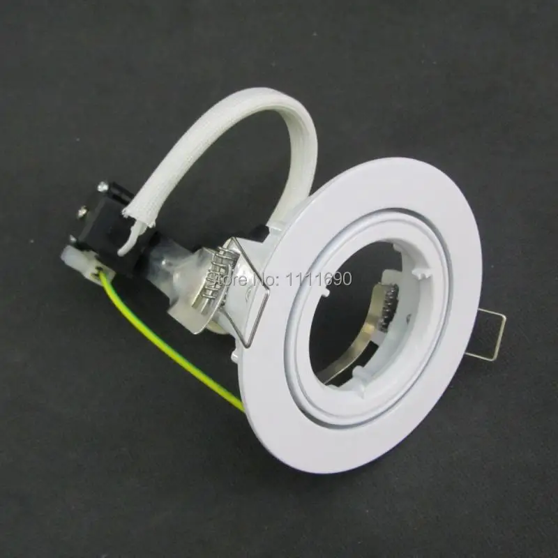 white round fitting gu10 LED Downlight Kit Ceiling Recessed Trim Fixture with gu10 socket base lamps holder for ceiling spot white round fitting gu10 LED Downlight Kit Ceiling Recessed Trim Fixture with gu10 socket base lamps holder for ceiling spot