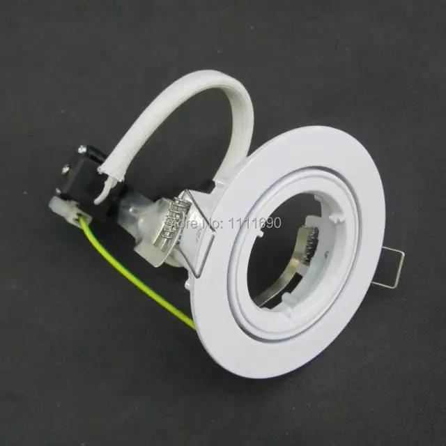 white round fitting gu10 LED Downlight Kit Ceiling Recessed Trim