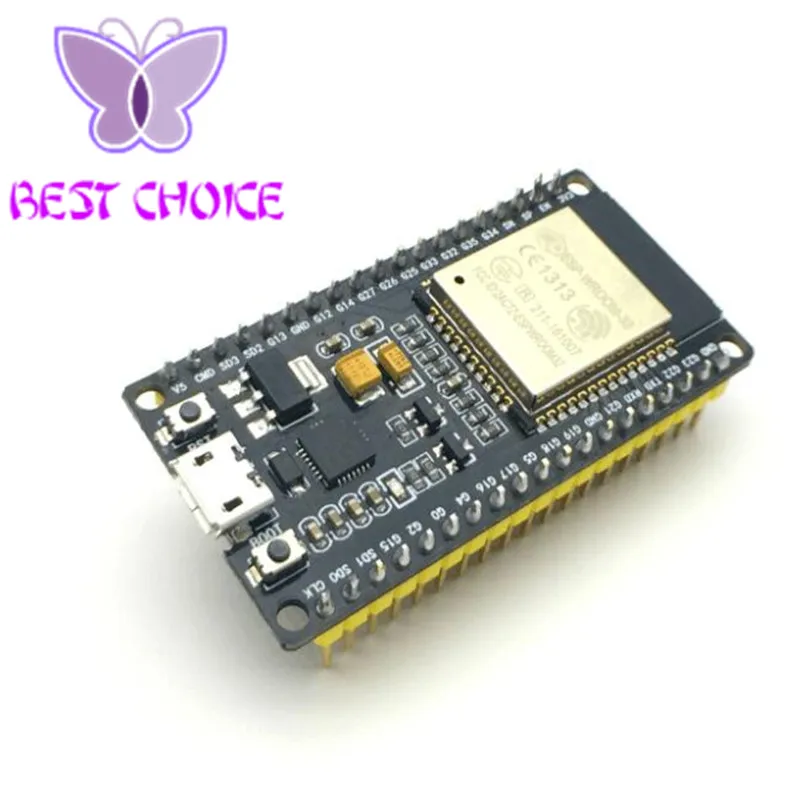 

5PCS Official DOIT ESP32 Development Board WiFi+Bluetooth Ultra-Low Power Consumption Dual Core ESP-32S ESP 32 Similar ESP8266