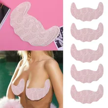 Новое поступление женский лепесток клей пуш-ап кружева невидимый бюстгальтер наклейки на соски бюстгальтер#4,8