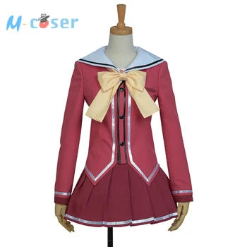 

Charlotte Nao Tomori Uniform Girls Top Skirt Anime Halloween Cosplay Costumes For Women Custom Made New Arrival full set