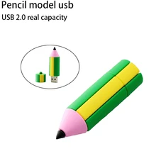 Милый мультяшный Usb флеш-накопитель в форме карандаша, флеш-накопитель, флешка 8 ГБ, флеш-карта, карта памяти, накопитель, 16 ГБ, 32 ГБ, реальная емкость