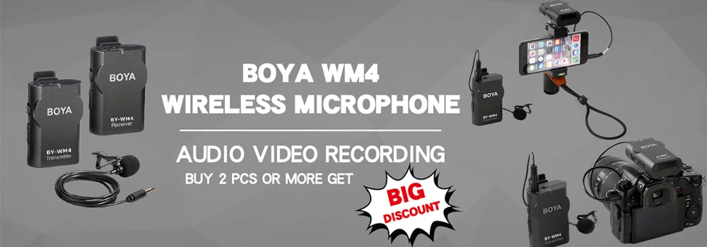 BOYA BY-PVM1000L трансляции направленный конденсаторный микрофон для интервью комплект для DSLR видеокамера 3-контактный XLR микрофон-пушка