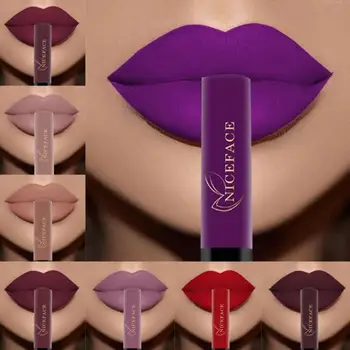 

Niceface Maquiagem LIPSTICK Beauty Makeup Matt Lipstick Batom Long Lasting Liquid Lip Tattoo Pigment Nude Cosmentic Lipstick