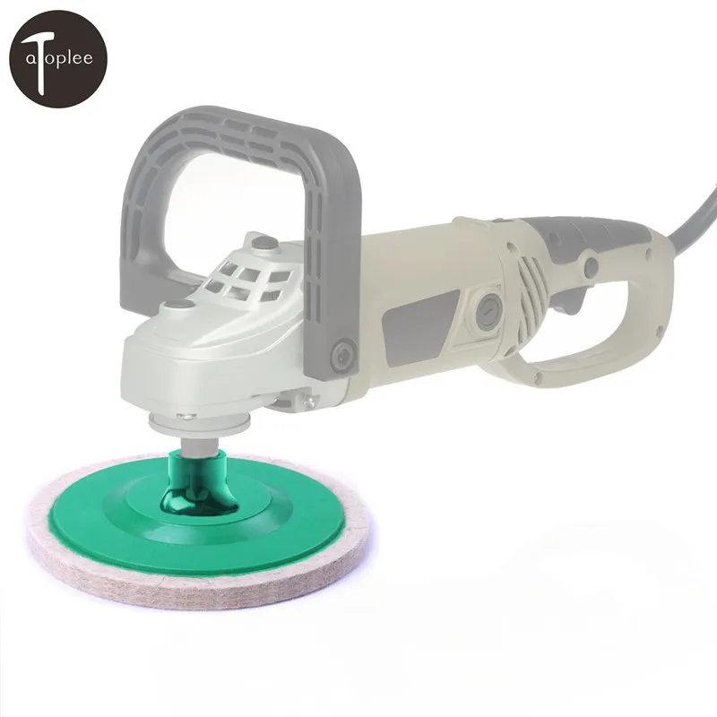 1PCS 4 Inch 100mm Wool Buffing Round Polishing Wheels Pads Polisher