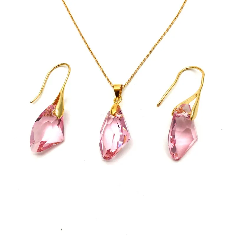 Ms Betti Galactic Vertical Pendant and Earring jewelry set crystal from Swarovski15