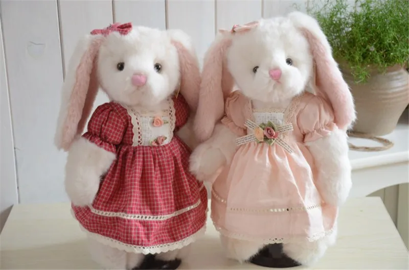 Lovely Bunny Rabbit Plush Toys Soft Sleeping Comfort Peluche Dolls Gift for Baby Kids Lovers High Quality 35cm  (2)