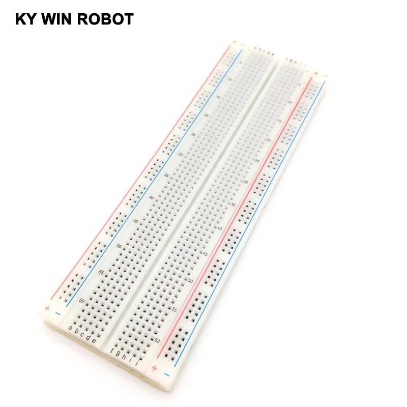 

Free shipping 1pcs NEW MB-102 MB102 Breadboard 830Point Solderless PCB Bread Board Test Develop DIY