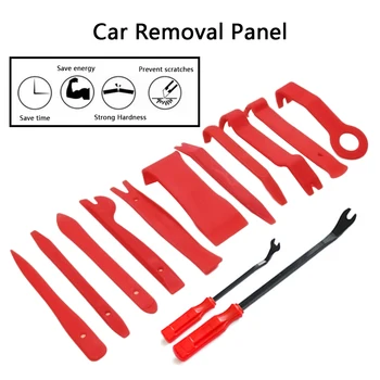 

Auto Car Opening Repair Tool Hand Tool Kit 13pcs Pry Disassembly Tool Interior Door Clip Panel Trim Dashboard Removal Tool