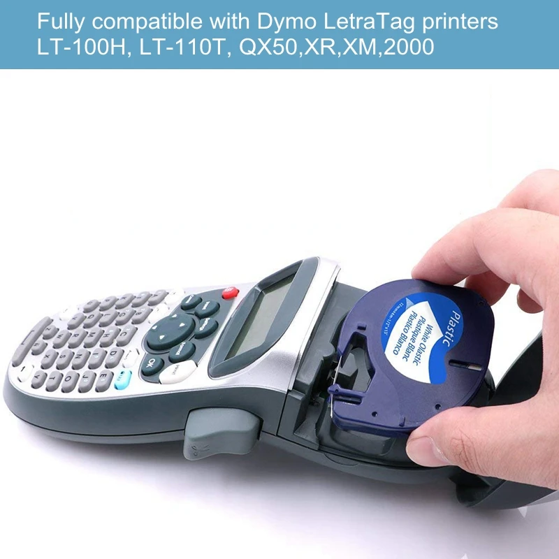 Юнистар 5 шт. совместимый с DYMO LetraTag для прикрепления этикеток заправки зажигалок