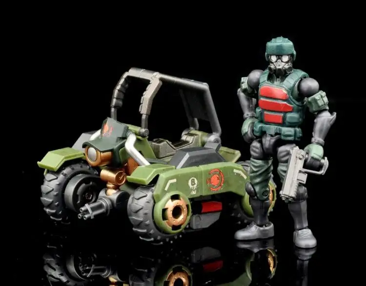 

1/28 Acid Rain mecha figure action figure JUNGLE SPEEDER mecha movable robot and military MK1K