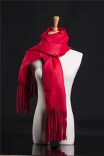 2016 new and soft scarf blended plain napped tassels long scarf 170*65