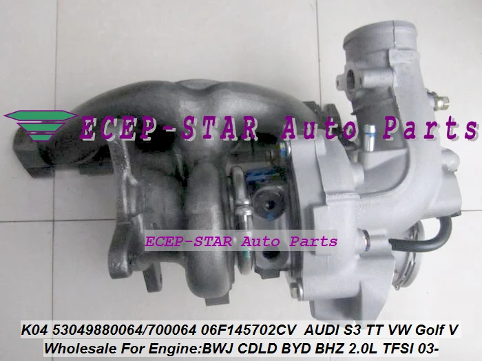 K04 53049880064 5304-988-0064 5304-970-0064 Turbo For AUDI S3 TT For Seat Leon For VW Golf V 03- BWJ BYD BHZ 2.0L TFSI Gasoline (1)