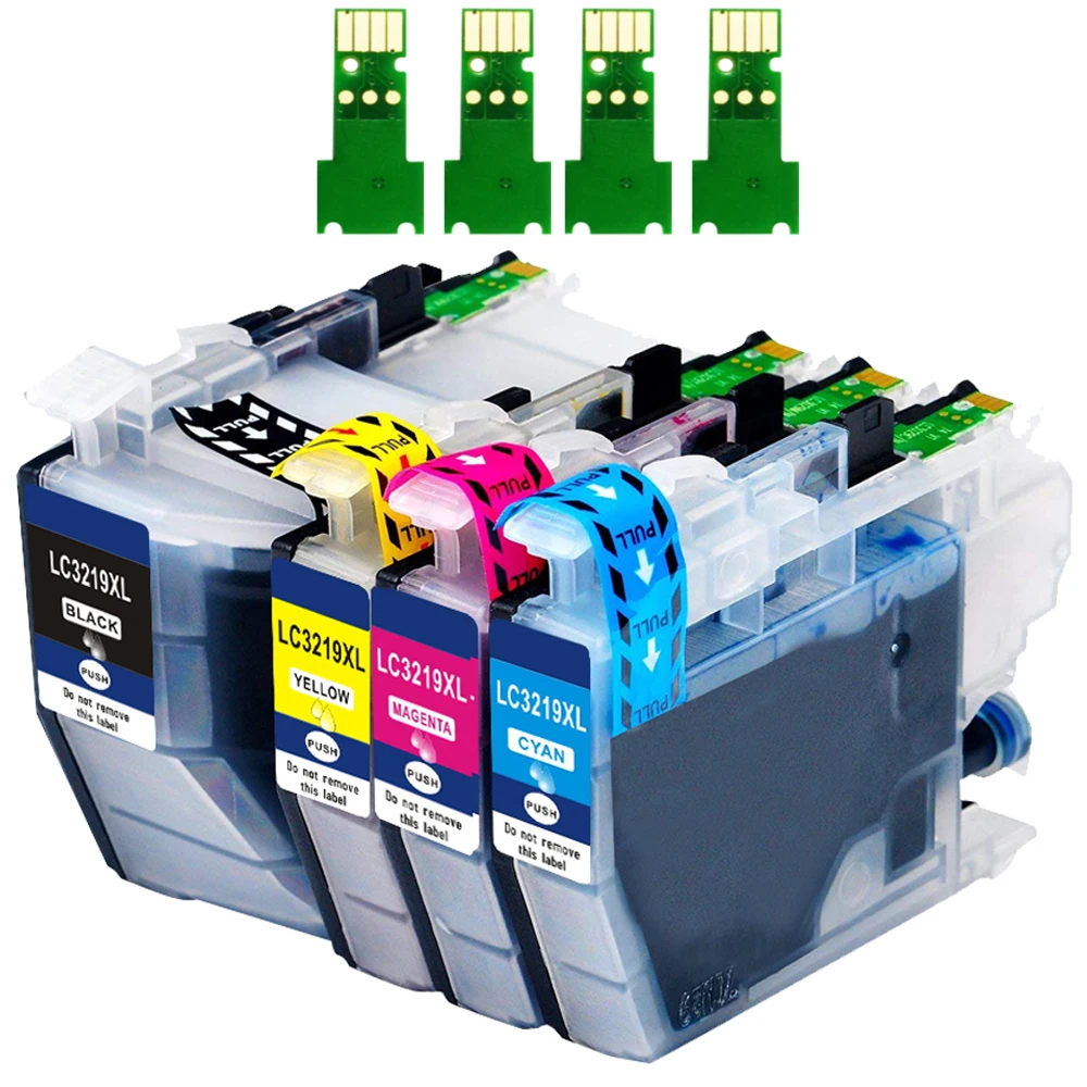 

LC3219XL LC3217 Compatible Ink Cartridge Replacement for Brother with MFC-J5330DW J5335DW J5730DW J5930DW (1B+1C+1M+1Y) 4 Pack