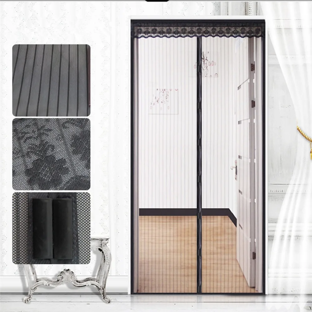 Fuya Magnetic Sheer Door Curtain Instant Screen Door Mosquito Net