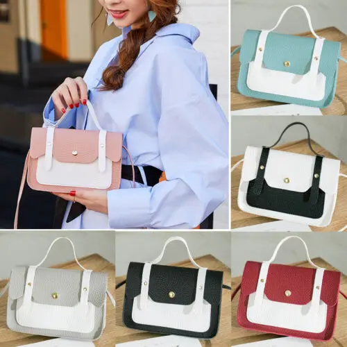 

New Women Fashion Leather Small Shoulder Bag Ladies Crossbody Bag Handbag PU