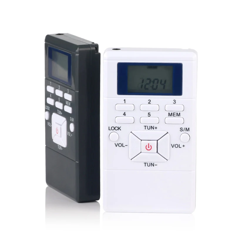 

Digital FM Radio Speaker Receiver Display Dual Channel Single Band Music Player LED Display Built-in Antenna Kit