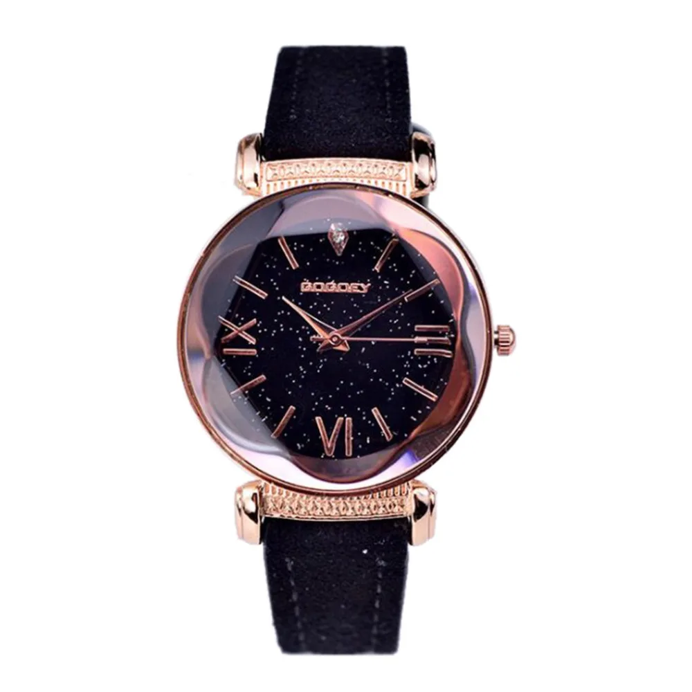 Новые модные брендовые часы из розового золота с кожаным ремешком, женские повседневные кварцевые наручные часы, женские наручные часы# YY