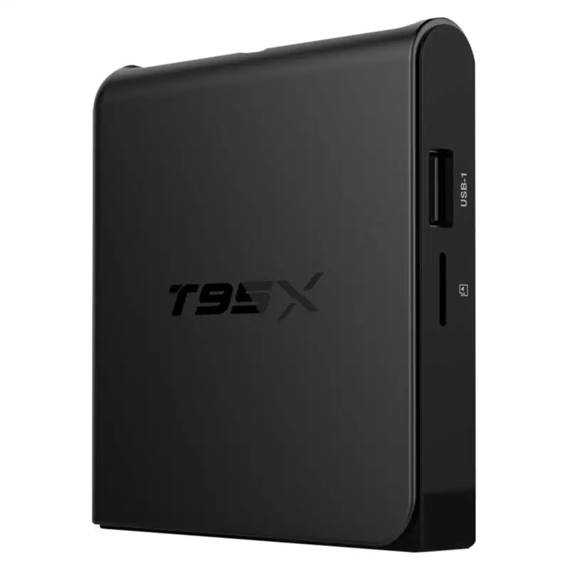 ТВ приставка T95X Android6.0 Amlogic S905X 64 бит четырехъядерный 1G/8G 2G/8G KD17.5 WIFI 2 4 GHz