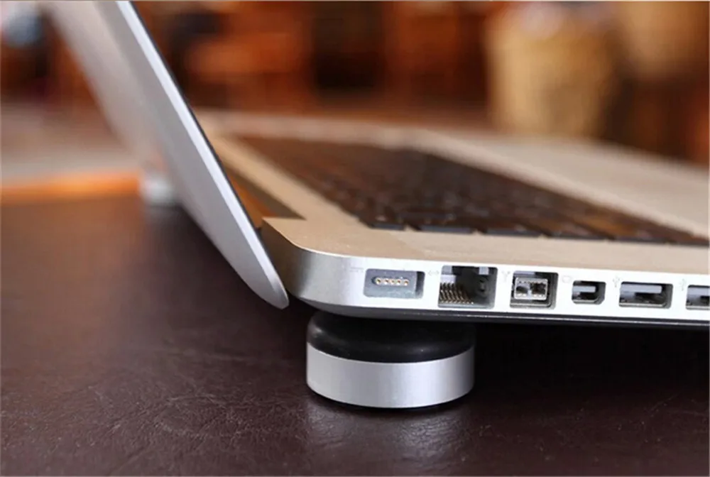 Универсальная компактная Алюминиевая Подставка для ноутбука, Портативная подставка для ног, отводящая тепло, для Macbook, ноутбука, ПК, Охлаждающие подставки с радиатором