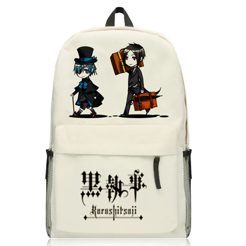Рюкзак Butler / Kuroshitsuji Sebastian Ciel Phantomhive для косплея унисекс сумка на плечо школьная