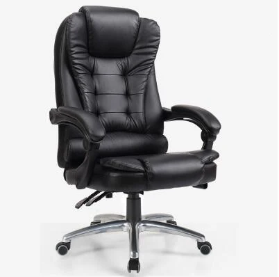 Компьютерное кресло для дома и офиса, массажное кресло с откидывающейся спинкой для ног, специальное предложение, в Россию - Цвет: black