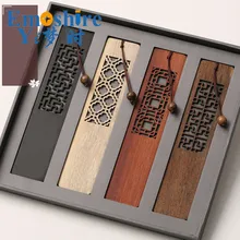 Ретро деревянные поделки, Книжная марка,, подарок из красного дерева, креативная пустотелая Закладка, Подарочная надпись, набор на заказ, Закладка M059
