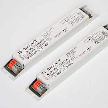 

2pcs T5 2X28W 2X14W T8 18W 36W 220V-240V 50/60HZ High Power Electronic Ballasts 210X30X20 mm