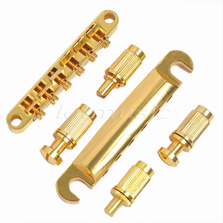 

Мост для электрогитары и стоп-бар Gold Tune-O-Matic