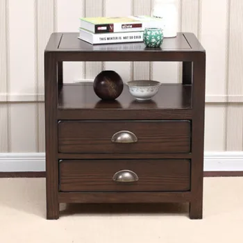 

Nightstands Bedroom Furniture oak solid wood bedside table night stand mesitas de noche side table bedroom storage 50*41*55cm